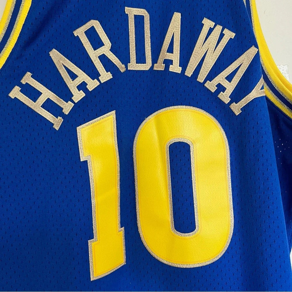 Mitchell and Ness Golden State Warriors Tim Hardaway Chinese New Year Jersey XL - Picture 9 of 11
